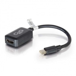 C2G Adaptador Mini DisplayPort Macho - HDMI Hembra, Negro 