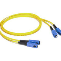 C2G Cable Fibra Óptica Dúplex Monomodo OS2 SC Macho - SC Macho, 9/125, 3 Metros, Amarillo 