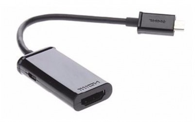 Cab-Link Adaptador Micro-USB A Macho - HDMI Hembra, Negro 
