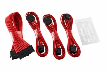 Cablemod Kit Cable de Poder ATX 24-pin Macho - ATX 24-pin Hembra, 30cm, Rojo 