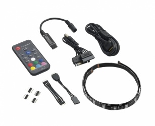 Cablemod Kit de Iluminación RGB WideBeam, Aura Sync, 60cm 