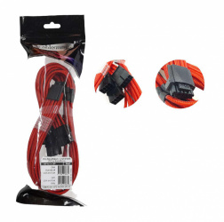 Cablemod Cable de Poder PCI-E 16-pin Macho - PCI-E 16-pin Hembra, 45cm, Rojo 