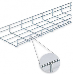 Cablofil Charola Malla LG-341960, 3 Metros, Plata 