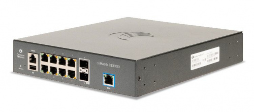 Switch Cambium Networks Gigabit Ethernet cnMatrix EX1010, 8 Puertos 10/100/1000 Mbps + 2 SFP Uplink, 20 Gbit/s, 16000 Entradas - Administrable 