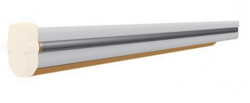 CAME Mástil de Aluminio 803XA-0270, 1 Segmento, hasta 4.2 Metros 