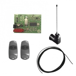 Came Kit Receptor Inalámbrico con Antena, hasta 45 Metros - incluye 2 Controles/Cable RG58 