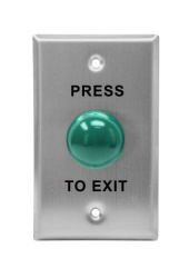 Camel Botón de Salida S70M1G, Alámbrico, Verde/Plata 