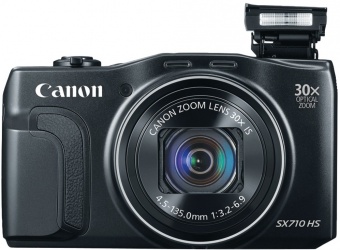 Cámara Digital Canon PowerShot SX710 HS, 21.1MP, Zoom óptico 30x, Negro 