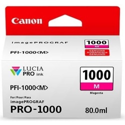 Cartucho Canon PFI-1000 Magenta, 80ml 