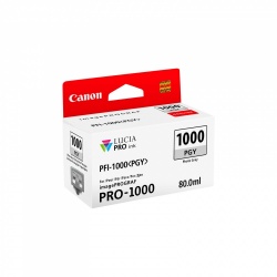 Cartucho Canon PFI-1000 Gris Fotográfico, 80ml 