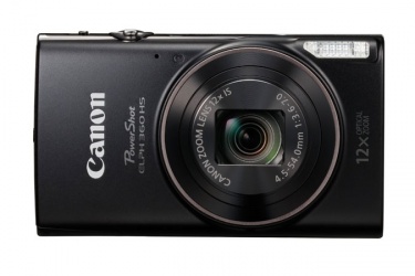 Cámara Digital Canon PowerShot ELPH 360 HS, 20.2MP, Zoom óptico 12x, Negro 