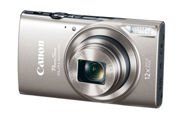 Cámara Digital Canon PowerShot ELPH 360 HS, 20.2MP, Zoom óptico 12x, Plata 