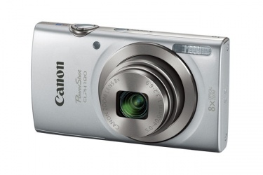 Cámara Digital Canon PowerShot ELPH 180, 20MP, Zoom Óptico 8x, Plata 