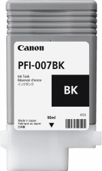 Tanque de Tinta Canon PFI-007BK Negro, 90ml 