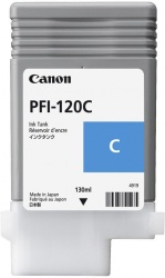 Cartucho Canon PFI-120 Cian, 130ml 