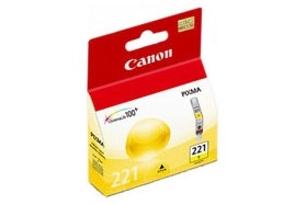 Cartucho Canon CLI-221 Amarillo, 530 Páginas 