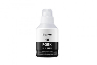 Tanque de Tinta Canon GI-10 Negro, 170ml 