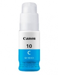 Tanque de Tinta Canon GI-10 Cian, 70ml 