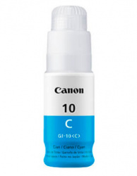 Botella de Tinta Canon GI-10 Cian 70ml 