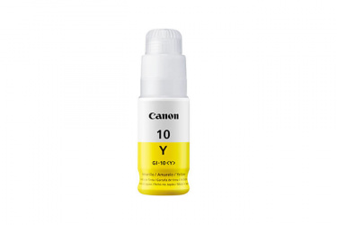Botella de Tinta Canon GI-10 Amarillo 70ml 