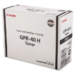 Tóner Canon GPR-40 Negro, 12.500 Páginas 