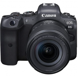 Cámara Digital Mirrorless Canon EOS R6, 20.1MP, Cuerpo + Lente 24- 105mm 