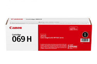 Tóner Canon Cartridge 069H Alto Rendimiento Negro, 2.350 Páginas  