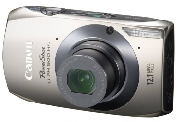 Cámara Digital Canon Powershot ELPH 500 HS, 12.1MP, Zoom óptico 4.4x, Touchscreen, Gris 