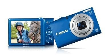 Cámara Digital Canon PowerShot A4000 IS, 16MP, Zoom óptico 8x, Azul 