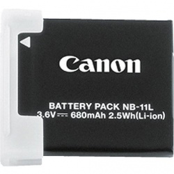 Canon Batería para Cámara Digital NB-11L, 3.6V, 680mAh, para Canon IXUS 125HS 