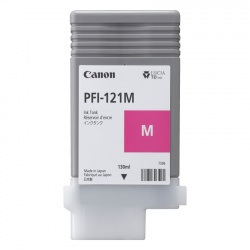 Tanque de Tinta Canon PFI‑121M Magenta, 130ml, 