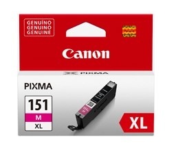 Cartucho Canon CLI-151 Alto Rendimiento Magenta, 670 Páginas 