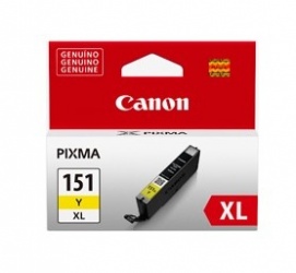 Cartucho Canon CLI-151 Alto Rendimiento Amarillo, 11ml  