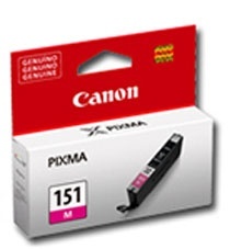 Tanque de Tinta Canon CLI-151M Magenta, 7ml, 319 Páginas  