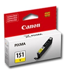 Tanque de Tinta Canon CLI-151Y Amarillo, 7ml, 344 Páginas  