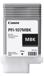 Tanque de Tinta Canon PFI-107MBK Negro Mate, 130ml,  