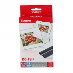 Canon Etiquetas Adhesivas KC-18IF, 54 x 86mm, 18 Hojas 