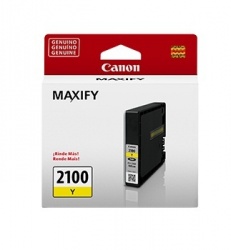 Tanque de Tinta Canon PGI-2100 Amarillo, 9.6ml, 720 Páginas  