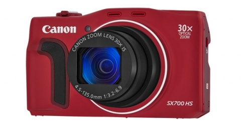 Cámara Digital Canon PowerShot SX700 HS, 16.1MP, Zoom óptico 30x, Rojo 