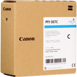 Tanque de Tinta Canon PFI-307C Cian 330ml 