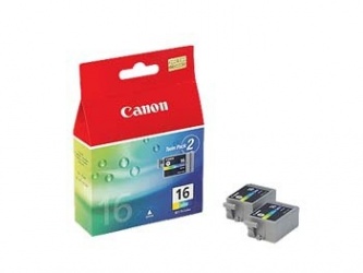 Cartucho Canon BCI-16C Paquete Doble Tricolor para PIXMA iP90 