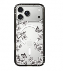Casetify Funda Sakura para iPhone 17 Pro Max, Transparente 