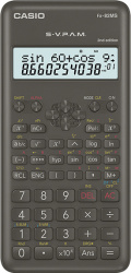 Casio Calculadora Científica FX-82MS-2, 10 Dígitos, Negro 