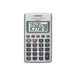 Casio Calculadora de Bolsillo HL-820VA, 8 Dígitos, Plata 