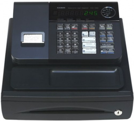 Casio PCR-T280 Sistema POS con Caja Registradora Eléctronica, Negro 