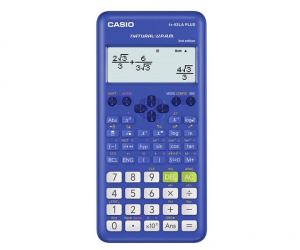 Casio Calculadora Científica fx-82LA PLUS-2 BU, 10+2 Dígitos, Azul 