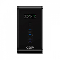 No Break CDP R-SMART1010 Línea en Espera, 500W, 1kVA, Entrada 80V - 150V, Salida 120V, 10 Salidas 