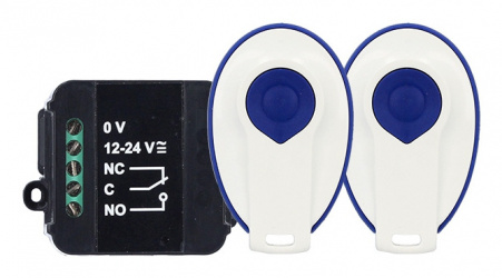 Kit de Radio CUBEKIT, Inalámbrico, 1 Receptor de 1 relé y 2 Transmisores de 1 canal 