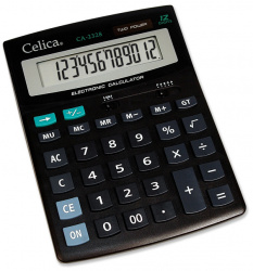 Celica Calculadora Científica CA-2328, 12 Dígitos, Batería/Energía Solar, Negro 