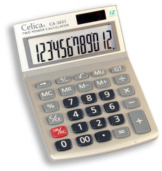 Celica Calculadora CA-2633, 12 Dígitos 
